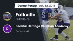 Recap: Falkville  vs. Decatur Heritage Christian Academy  2018