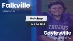 Matchup: Falkville vs. Gaylesville  2018