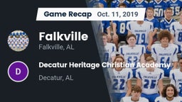 Recap: Falkville  vs. Decatur Heritage Christian Academy  2019