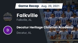 Recap: Falkville  vs. Decatur Heritage Christian Academy  2021