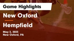 New Oxford  vs Hempfield  Game Highlights - May 3, 2023