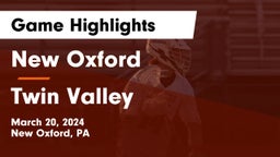 New Oxford  vs Twin Valley  Game Highlights - March 20, 2024