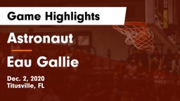 Astronaut  vs Eau Gallie  Game Highlights - Dec. 2, 2020