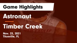 Astronaut  vs Timber Creek  Game Highlights - Nov. 23, 2021