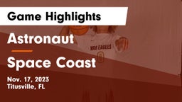 Astronaut  vs Space Coast  Game Highlights - Nov. 17, 2023