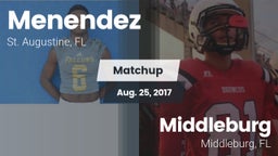 Matchup: Menendez vs. Middleburg  2017