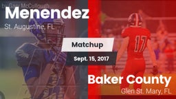 Matchup: Menendez vs. Baker County  2017