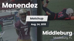 Matchup: Menendez vs. Middleburg  2018