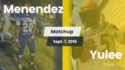 Matchup: Menendez vs. Yulee  2018
