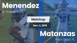 Matchup: Menendez vs. Matanzas  2018