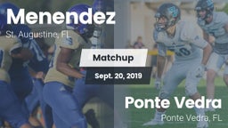 Matchup: Menendez vs. Ponte Vedra  2019