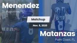 Matchup: Menendez vs. Matanzas  2020