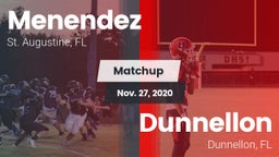Matchup: Menendez vs. Dunnellon  2020