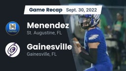 Recap: Menendez  vs. Gainesville  2022