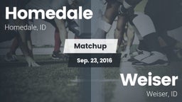 Matchup: Homedale vs. Weiser  2016