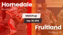 Matchup: Homedale vs. Fruitland  2016