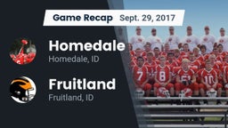 Recap: Homedale  vs. Fruitland  2017