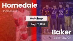 Matchup: Homedale vs. Baker  2018