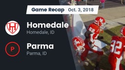 Recap: Homedale  vs. Parma  2018
