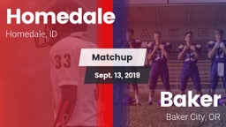 Matchup: Homedale vs. Baker  2019