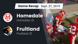 Recap: Homedale  vs. Fruitland  2019