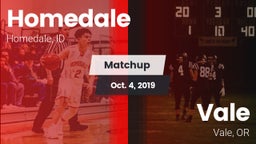 Matchup: Homedale vs. Vale  2019