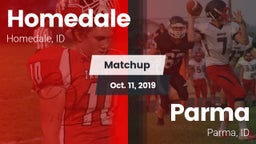 Matchup: Homedale vs. Parma  2019