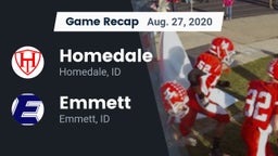 Recap: Homedale  vs. Emmett  2020