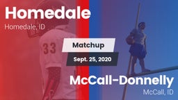 Matchup: Homedale vs. McCall-Donnelly  2020