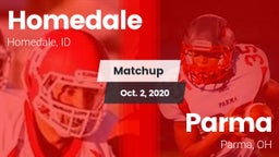 Matchup: Homedale vs. Parma  2020