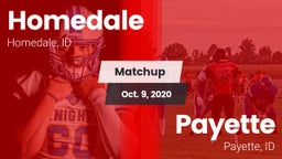 Matchup: Homedale vs. Payette  2020