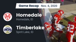 Recap: Homedale  vs. Timberlake  2020