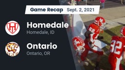 Recap: Homedale  vs. Ontario  2021