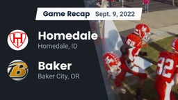 Recap: Homedale  vs. Baker  2022