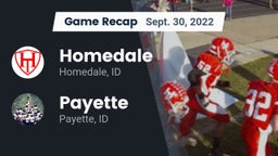 Recap: Homedale  vs. Payette  2022