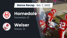 Recap: Homedale  vs. Weiser  2022