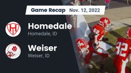 Recap: Homedale  vs. Weiser  2022