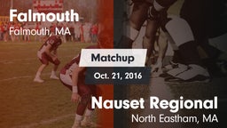 Matchup: Falmouth vs. Nauset Regional  2016