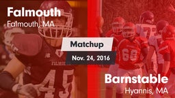 Matchup: Falmouth vs. Barnstable  2016