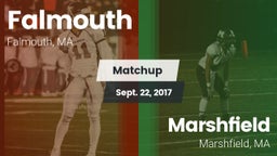 Matchup: Falmouth vs. Marshfield  2017