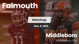 Matchup: Falmouth vs. Middleboro  2019