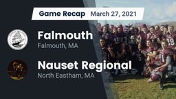 Recap: Falmouth  vs. Nauset Regional  2021