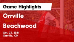 Orrville  vs Beachwood  Game Highlights - Oct. 23, 2021