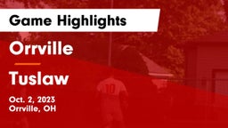 Orrville  vs Tuslaw  Game Highlights - Oct. 2, 2023