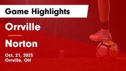 Orrville  vs Norton  Game Highlights - Oct. 21, 2023