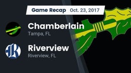 Recap: Chamberlain  vs. Riverview  2017