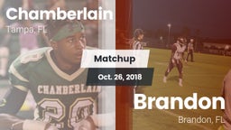 Matchup: Chamberlain vs. Brandon  2018