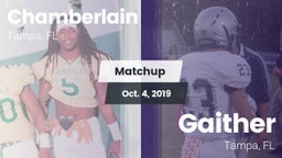 Matchup: Chamberlain vs. Gaither  2019