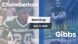 Matchup: Chamberlain vs. Gibbs  2019