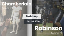 Matchup: Chamberlain vs. Robinson  2020